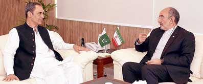Zubair Gilani Meeting with Iranian Ambassador