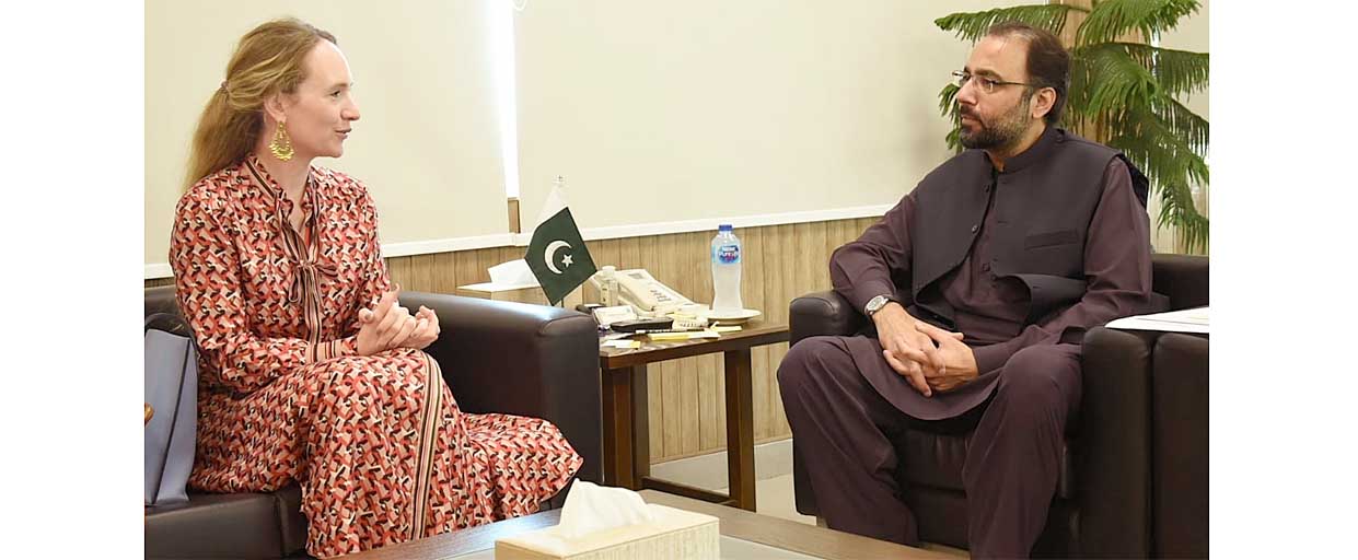 Chaudhry Salik Hussain meeting with Ms Ivonne Julitta Bollow