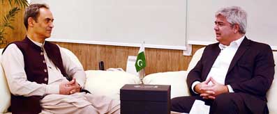 Zubair Gilani meeting with CEO, TOTAL