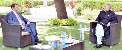 Atif R Bokhari meeting with Dr Arif Alvi