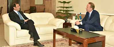 Atif Bokhari meeting with Ambassador of Sweden