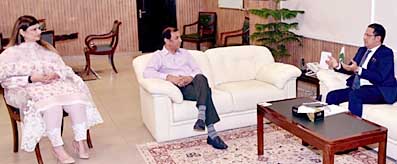 Atif Bokhari meeting with MD, EEPak, Egypt