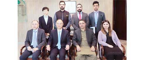M Azfar Ahsan with Chinese Ambassador in BOI