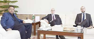 M Azfar Ahsan meeting with British Deputy HC