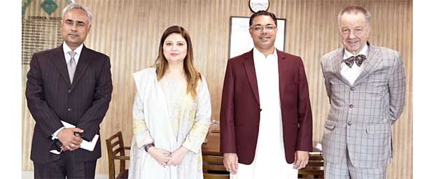 M Azfar Ahsan meeting with German Ambassador