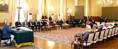 Dr. Arif Alvi with Omani Business Delegation