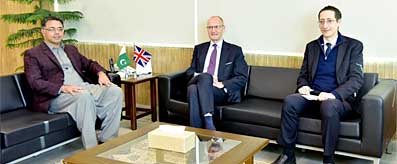 M Azfar Ahsan meeting with British Dy High Commissioner