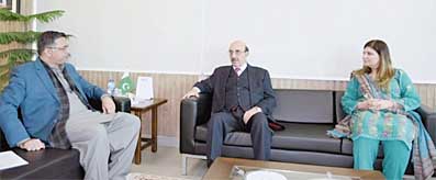 M Azfar Ahsan meeting with Pakistan Ambassador to USA