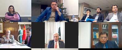 M Azfar Ahsan meeting with Pak-Ambassador in China