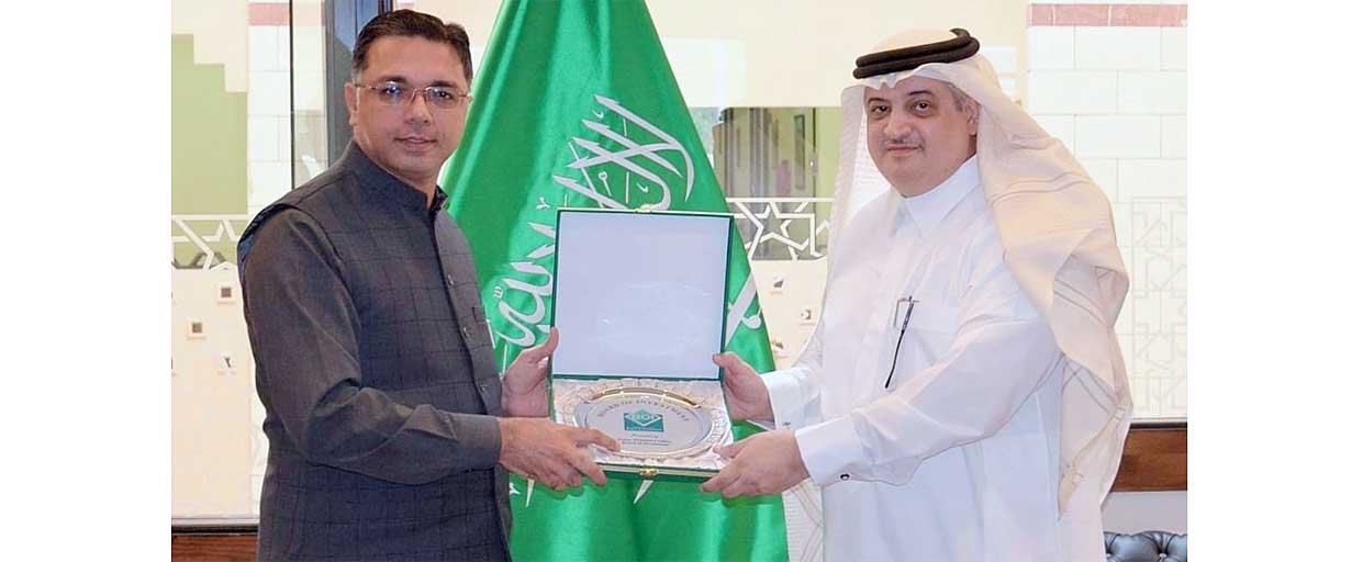 M Azfar Ahsan meeting with Saudi Ambassador