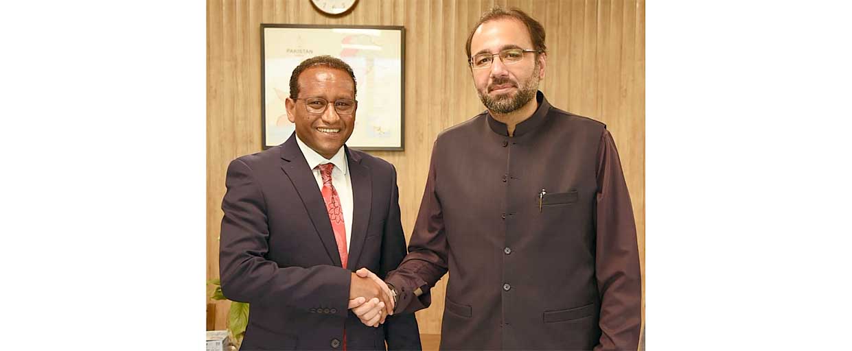 Chaudhary Salik Hussain with Ambassador of Ethopia