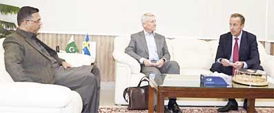 M Azfar Ahsan with Ambassador of Sweden