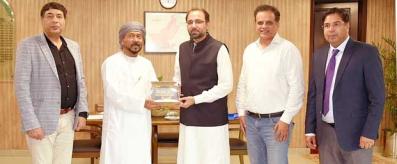Chaudhry Salik Hussain meeting with Dr. Anwar Al Balushi